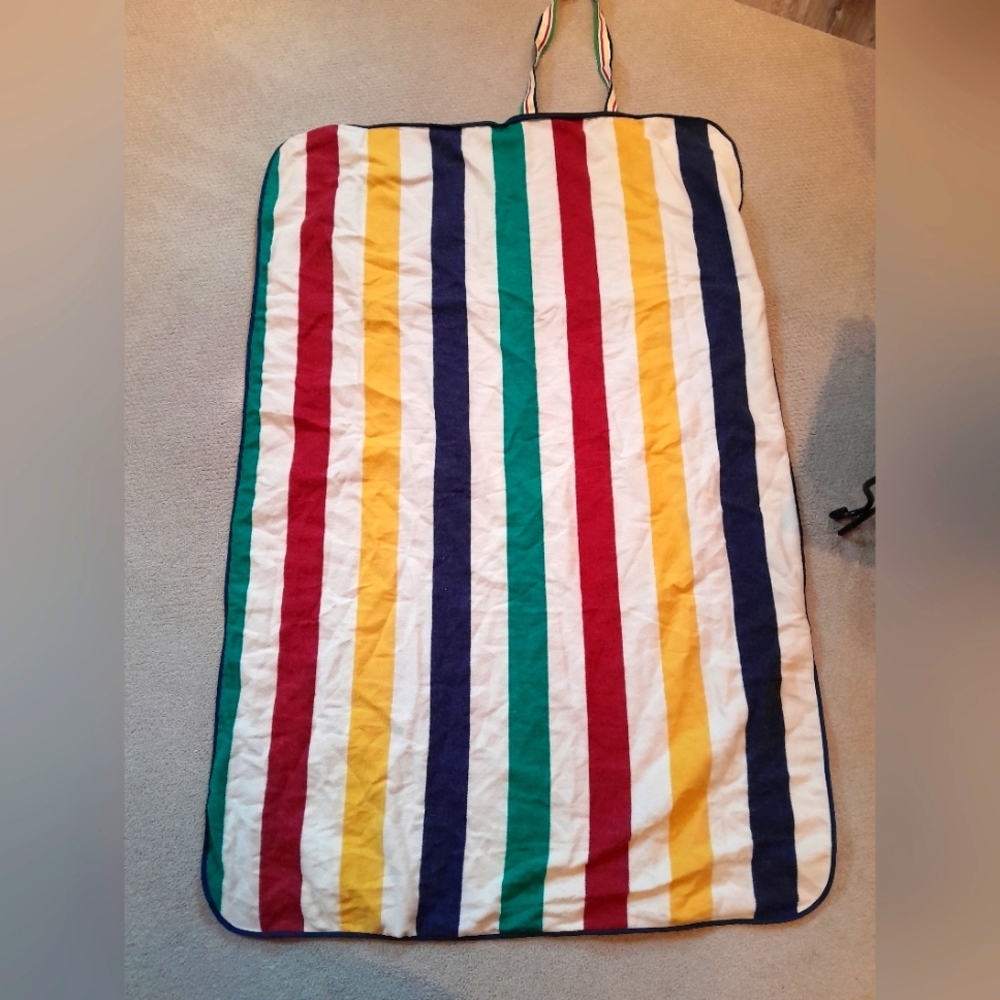 Hudson's Bay Beach blanket.